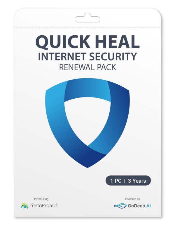 Quick Heal - Internet Security 1 User 3 Year Renewal