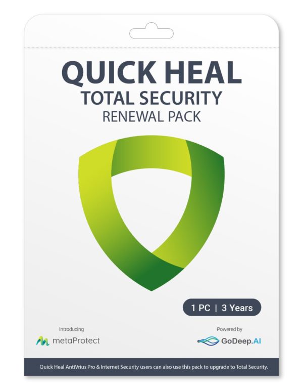 Quick Heal - Total Security 1 User 3 Year Renewal