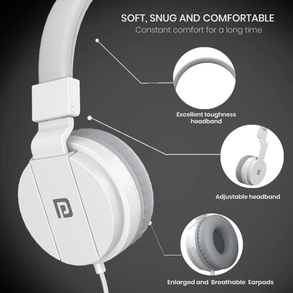 Portronics Aural 1 Foldable On Ear Wired Headphone